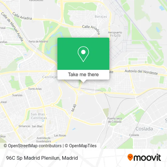 mapa 96C Sp Madrid Plenilun