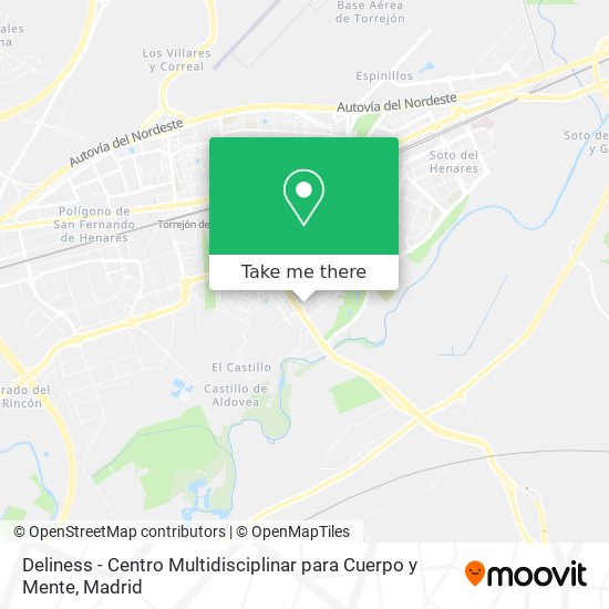 Deliness - Centro Multidisciplinar para Cuerpo y Mente map