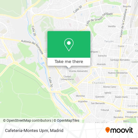 Cafeteria-Montes Upm map
