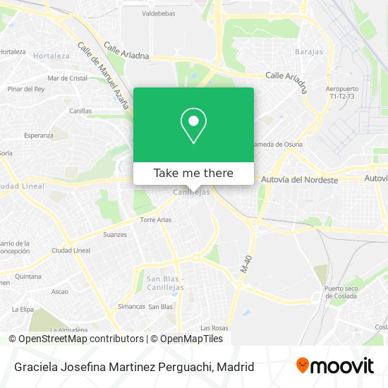 Graciela Josefina Martinez Perguachi map