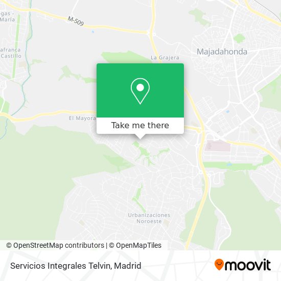 Servicios Integrales Telvin map
