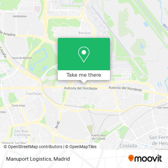 Manuport Logistics map