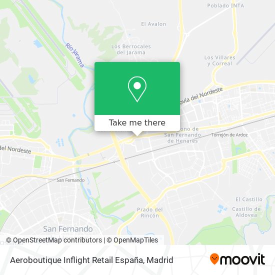 Aeroboutique Inflight Retail España map