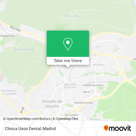 Clinica Uson Dental map