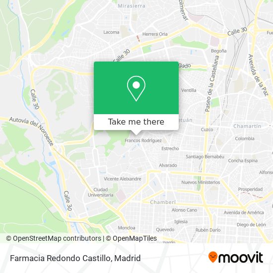 Farmacia Redondo Castillo map