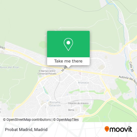 Probat Madrid map