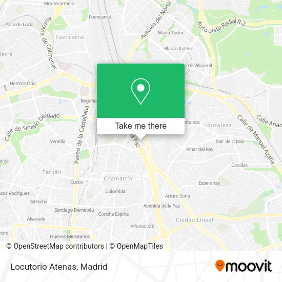 Locutorio Atenas map