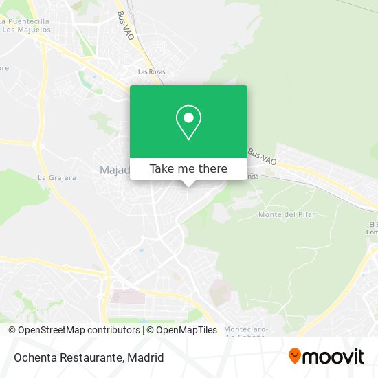 Ochenta Restaurante map