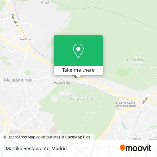 Martika Restaurante map