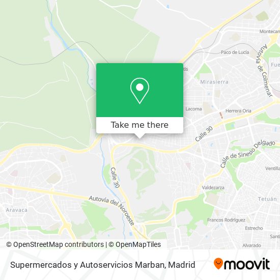 Supermercados y Autoservicios Marban map