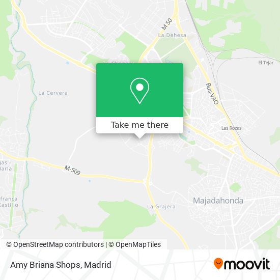Amy Briana Shops map