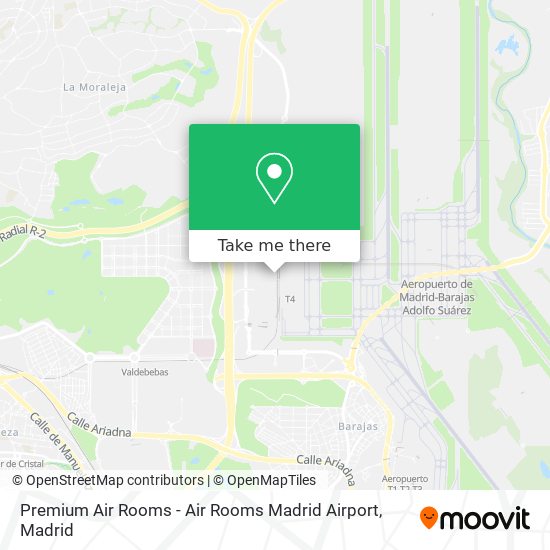 Premium Air Rooms - Air Rooms Madrid Airport map