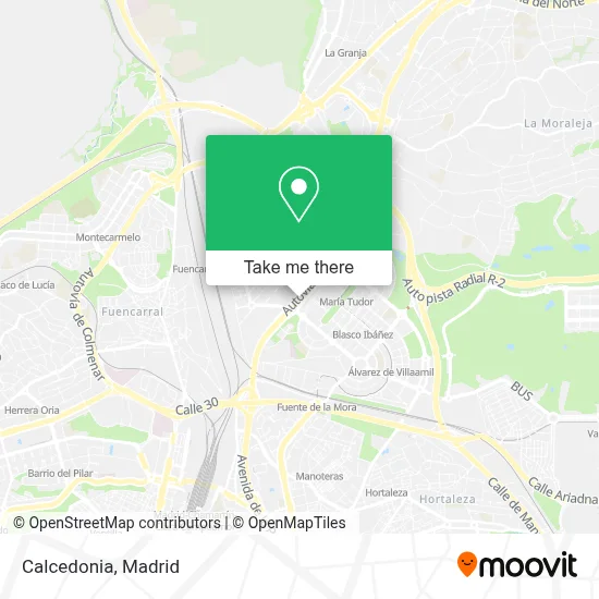 Calcedonia map