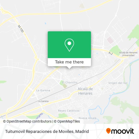 mapa Tuitumovil Reparaciones de Moviles