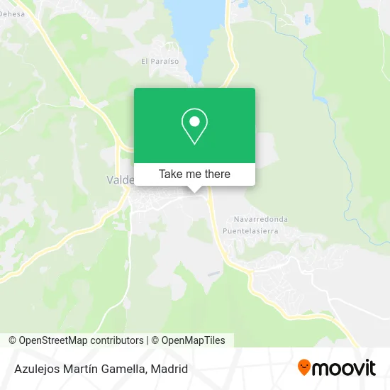 Azulejos Martín Gamella map