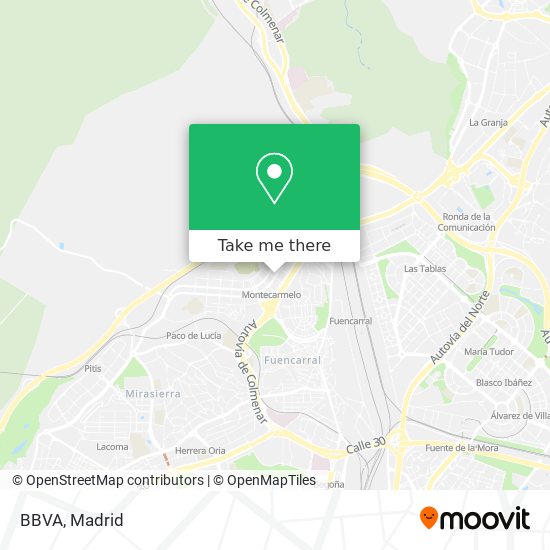 BBVA map