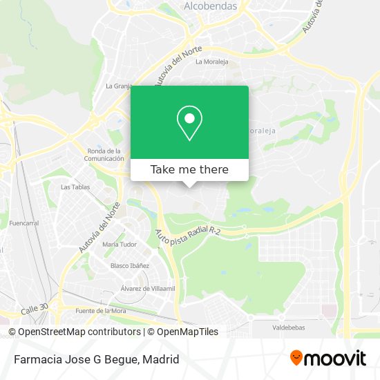 Farmacia Jose G Begue map