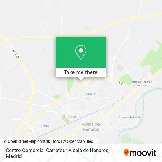 Centro Comercial Carrefour Alcalá de Henares map