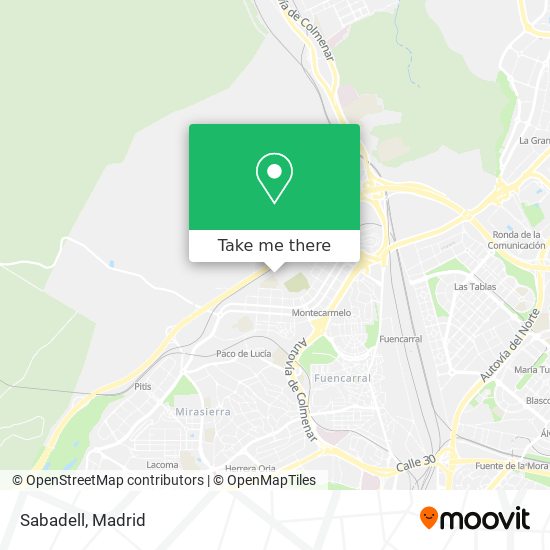 mapa Sabadell