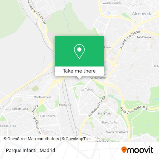 Parque Infantil map