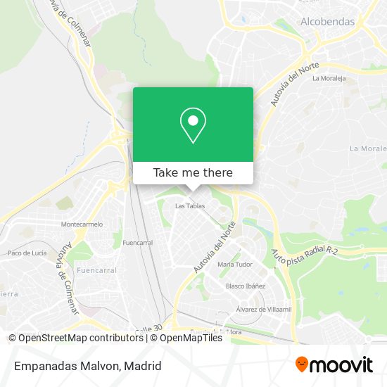 mapa Empanadas Malvon