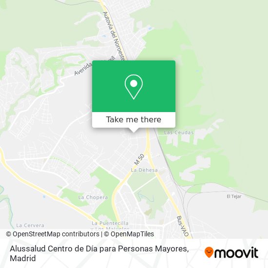 Alussalud Centro de Día para Personas Mayores map
