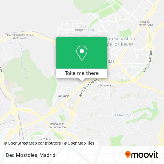 Dec Mostoles map