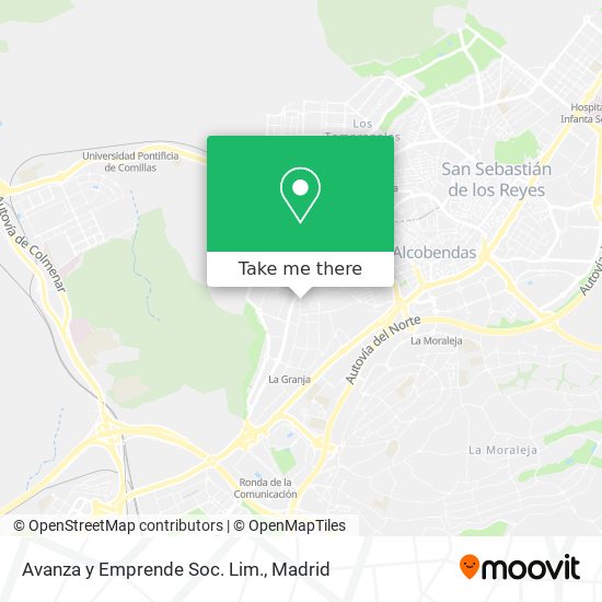 Avanza y Emprende Soc. Lim. map