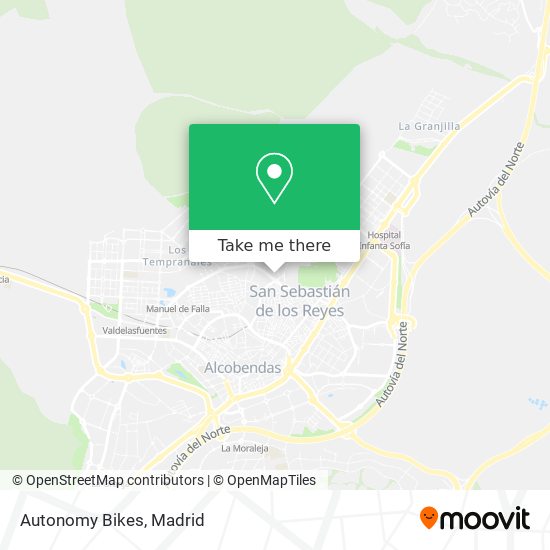 Autonomy Bikes map