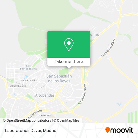 Laboratorios Davur map