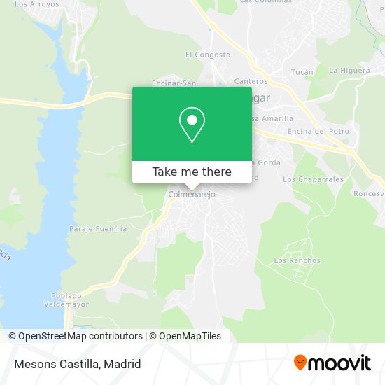 Mesons Castilla map