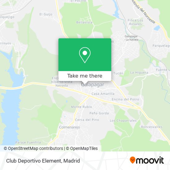 Club Deportivo Element map