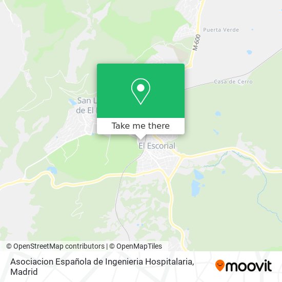 Asociacion Española de Ingenieria Hospitalaria map