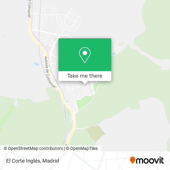 mapa El Corte Inglés