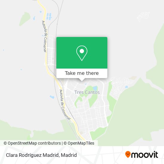 Clara Rodríguez Madrid map