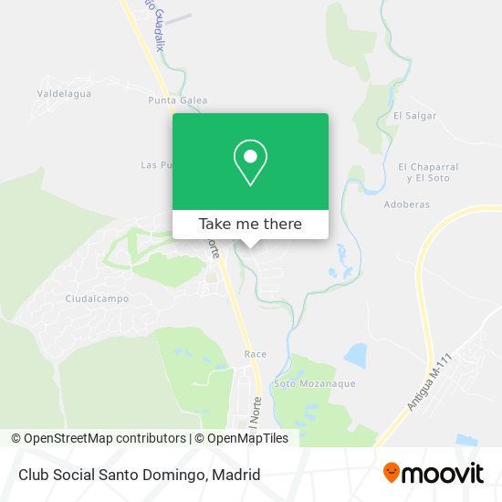 Club Social Santo Domingo map
