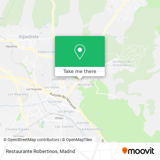 mapa Restaurante Robertinos