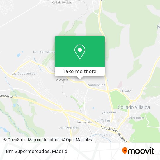 Bm Supermercados map