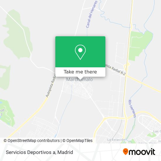 Servicios Deportivos a map