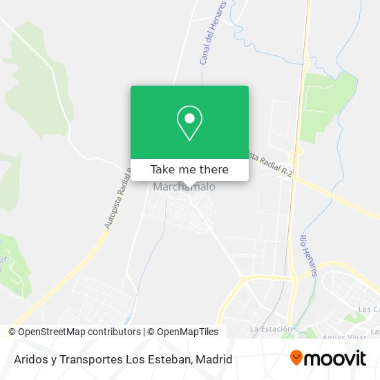 Aridos y Transportes Los Esteban map