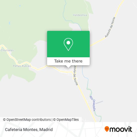 Cafeteria Montes map