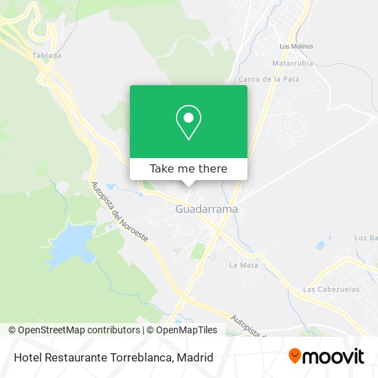 Hotel Restaurante Torreblanca map