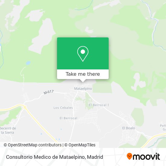 mapa Consultorio Medico de Mataelpino