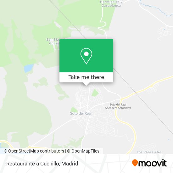 Restaurante a Cuchillo map