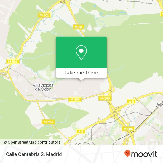 Calle Cantabria 2 map