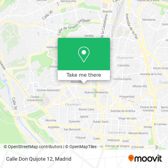 mapa Calle Don Quijote 12