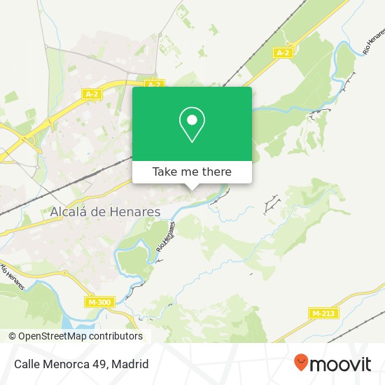 Calle Menorca 49 map