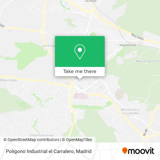 Polígono Industrial el Carralero map