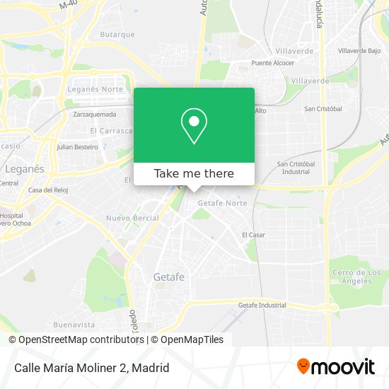 Calle María Moliner 2 map
