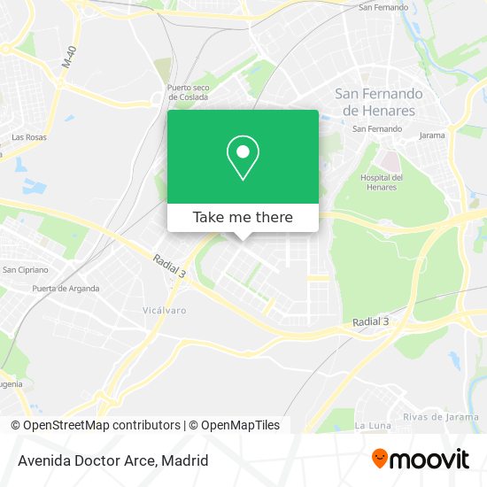 Avenida Doctor Arce map